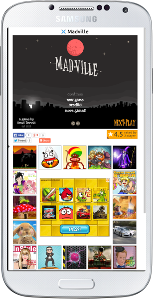 On Smartphone Playing